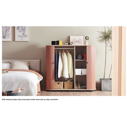 UFOU Fitin Rollin Mobile Roller Shutter Cabinet - Storage with Adjustable Shelves & Wheels