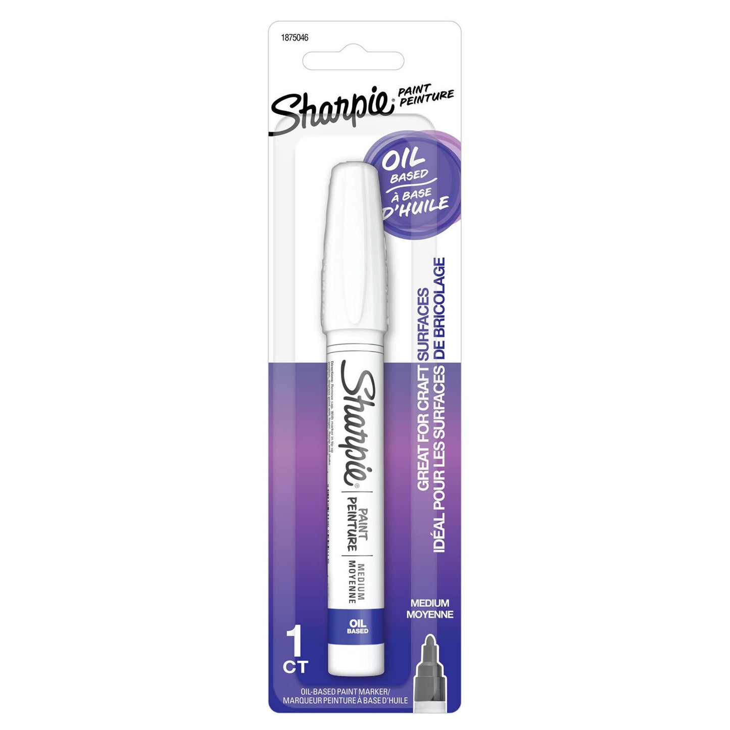 Sharpie Oil-Based Paint Marker in White Medium Point