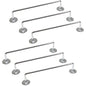 6x 460mm Chrome Tea Towel Rail Stainless Steel Holder Rack