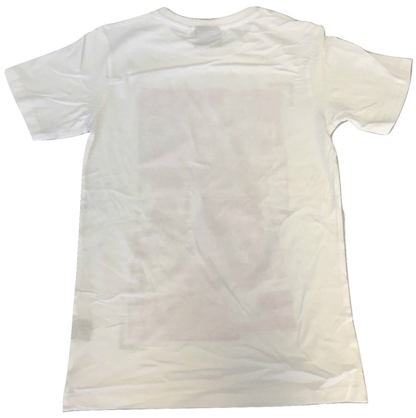 10x 100% Cotton T-Shirt with Print Design Slim Fit Basic Tee Top XS-XXL BULK - White - XL