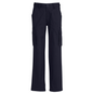 Mens CARGO PANTS Work Wear Trousers 100% COTTON Tradie Pockets Military 310gsm - Navy - 102""