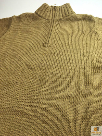 Mens Knit Jumper Pullover Sweater Knitted Casual Stretch Warm Winter  - 4 Button Mulberry 94 (KW16) - M