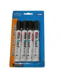 4 Pack White Board Marker Pens - Black