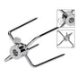2pcs Rotisserie Spit Forks Roast Chicken Fork Kabob Skewer BBQ Spit Forks Gyro