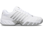 K-Swiss Womens Bigshot 4 AC Tennis Shoes - White/Silver - US 8.5