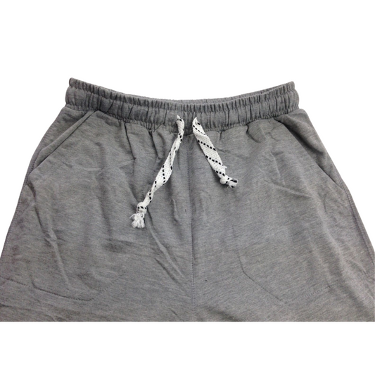 Mens Skinny TRACK PANTS Slim Cuff Trousers Gym Trackies Sport Bottoms Joggers - Grey (Cotton/Polyester) - XXL