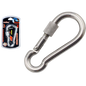 90mm Stainless Steel CARABINER Clip Hook Lockable Mountain Climbing