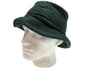 Stingy Brim Terry Towelling Bucket Hat Daggy Fishing Camping Lad Cap 100% COTTON - Bottle Green - S/M