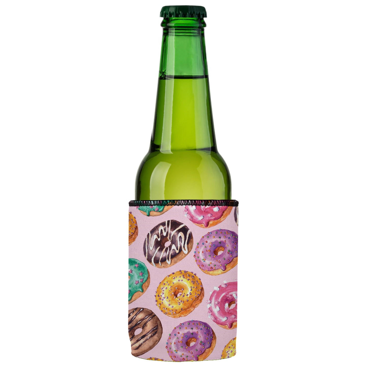 Donuts Go Nuts Stubby Cooler - Standard