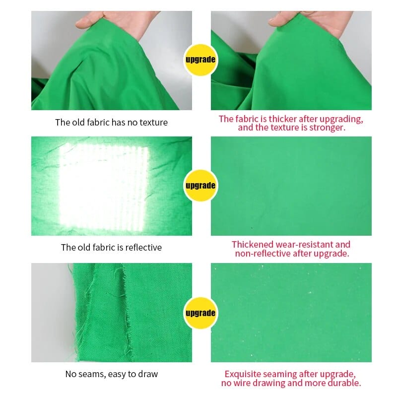 2x3m Green Backdrop for Photography Videos Event Photoshoot