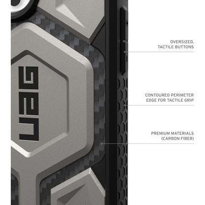 UAG Monarch Pro Back Case for iPhone 16 Pro Max - Titanium