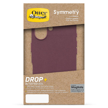 OtterBox Symmetry Cactus Back Case for iPhone 16 - Maroon