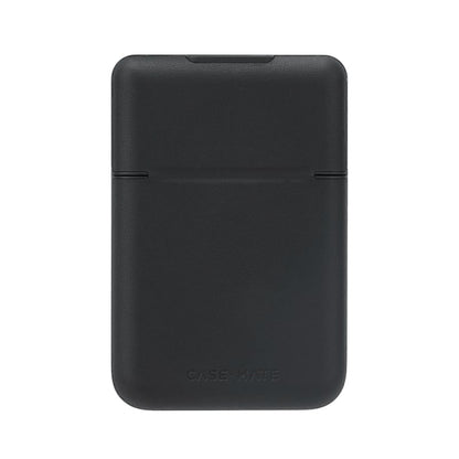 Case-Mate Magnetic Leather Flip Wallet Case - Black
