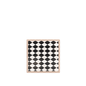 Cassette Checkboard Coaster black