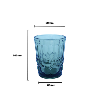 Faubourg Embossed Tumbler - 250ml blue