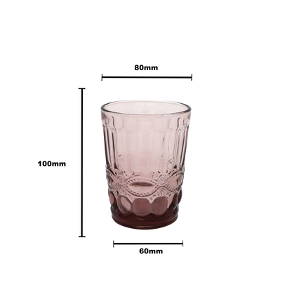 Faubourg Embossed Tumbler - 250ml purple