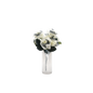 Faux Rose Bouquet Stem grey