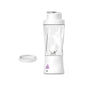 White Portable High-Capacity Juicer Cup - Powerful Blender with Ice Crushing Capability for Smoothies & Juices