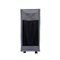 Dark Grey Foldable Yoga Storage Basket, Oxford Fabric Laundry Hamper, Multi-Purpose Organizer for Toys and Bathroom Essentials