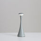 Grey Modern Minimalist LED Mushroom Lamp - Touch Control Rechargeable Night Light