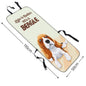 Beige Dog Car Seat Cover - Waterproof & Scratch-Resistant Pet Seat Protector