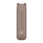 Brown Portable Foldable Mini Fan with USB Power Bank