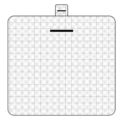 Thickened Waterproof Picnic Blanket - Portable Outdoor Beach Mat for Camping and Hiking 150*200cm(White plaid)