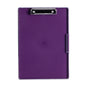 Purple A4 Plastic Document Storage Clipboard - Portable and Durable