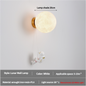 Astronaut Moon Wall Lamp with LED White Light,Diameter 20cm
