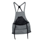 Grey Adjustable Garden Harvesting Apron with Large Storage Pocket