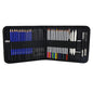 Blue 40-Piece Drawing Pencil Set, Professional Art Kit in Convenient Storage Case