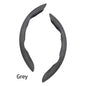 2 PCS Grey Steering Wheel Cover - Soft and Comfortable, Fits 38cm Diameter Steering Wheels