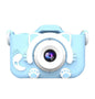Blue Cat Cute Kids Digital Camera - Cat-Themed HD Camera with 32GB Memory Card