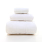 White Luxury 100% Cotton Towel Set – 3-Piece Combed Cotton Bath Towel Set