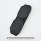 2 Pcs Black Magnetic Leather Car Sunglasses Clip – Dual-Use Multifunctional Card Holder, Premium Cowhide