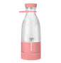 Pink Portable Rechargeable Blender Bottle, 500ml, USB Charging, 1200mAh, with 304 Stainless Steel Blade - For Smoothies and Juices On-The-Go