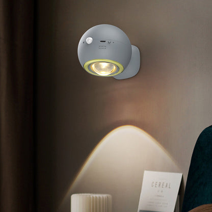 2 Pcs Grey Rechargeable Magnetic USB Table Lamp & Wall Light - 3000K/4000K/6000K Adjustable Brightness with Anti-Glare Design