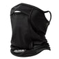 2 Pcs Black UV Protection Breathable Cycling Face Mask with Ear Hooks – Summer Ice Silk Neck Gaiter for Men and Women