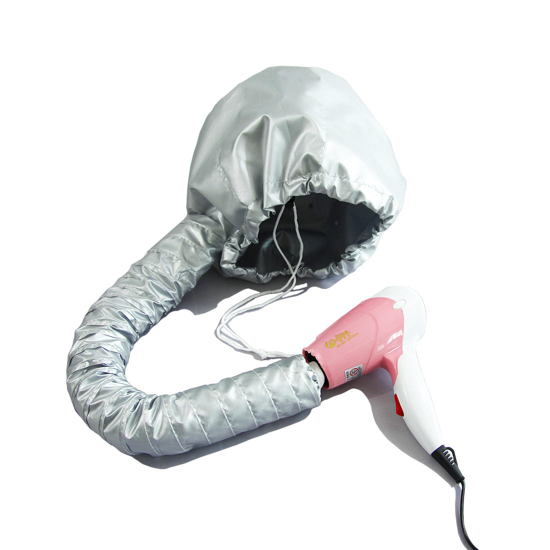 2 Pcs Black Portable Hair Dryer Bonnet Cap – Adjustable Heated Hair Care Cap for Drying, Styling, and Conditioning with Warm Air