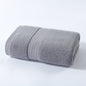 Grey Premium Thick Cotton Bath Towel for Adults - Soft and Absorbent Bathroom Towel