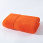 Bright Orange Premium Thick Cotton Bath Towel for Adults - Soft and Absorbent Bathroom Towel