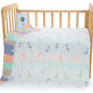 Giraffe, 6-Layer Muslin Baby Blanket - Soft Cotton Bedding for Infants and Toddlers, 110x110 cm,
