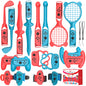 18-in-1 Motion-Sensing Sports Kit for Gaming Consoles - Tennis, Golf, and Fitness Accessories