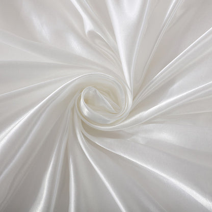 Black 2 PCS Faux Silk Pillow Covers - Cooling Ice Silk Satin Cushion Covers - 45x45cm