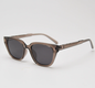 Cool Tea All Gray Retro Small Frame Sunglasses - Black - UV Protection