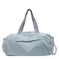 Blue Candy-Colored Women's Gym Duffel Bag - Large Capacity Cylindrical Travel Tote with Handles
