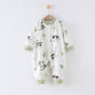 90 Size Bamboo Panda Class A Pure Cotton Long-Sleeve Baby Onesie - Cozy Newborn Bodysuit for Fall and Winter