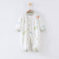 80 Size Dinosaur Land Class A Pure Cotton Long-Sleeve Baby Onesie - Cozy Newborn Bodysuit for Fall and Winter