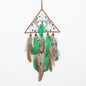 Triangles Boho Forest Dreamcatcher Wind Chime Pendant - INS Style Moonlit Serenity Decor