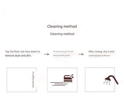 Plum in a bottle Diatomaceous Earth Bathroom Mat - Vintage Design, Fast-Dry Anti-Slip 60*90cm